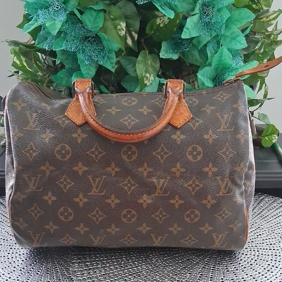Louis Vuitton Vintage Speedy 25 Brown Monogram Satchel - Picture 11 of 11